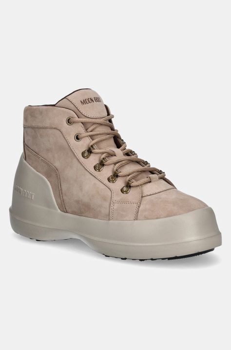 Θήκη από νάμπουκ Moon Boot MB LUNA TREK MID NUBUCK χρώμα: μπεζ, 80D2480070 L003