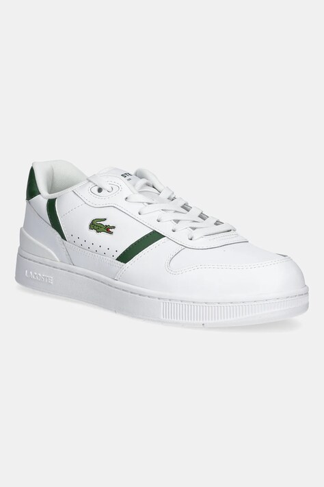 Lacoste sneakers din piele T-Clip Set culoarea alb, 48SMA0031