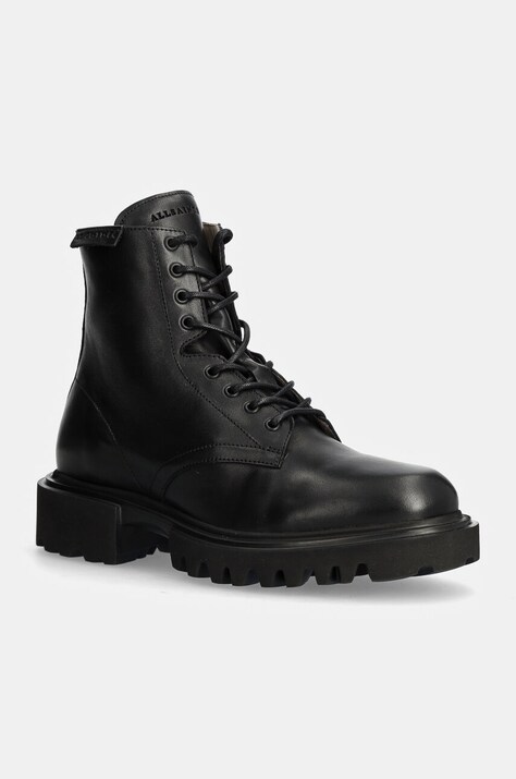 Кожаные ботинки AllSaints Vaughan Boot мужские цвет чёрный M049FB