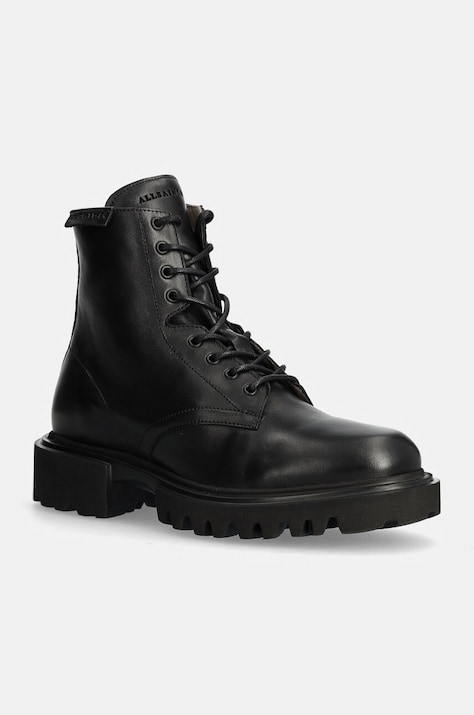 Кожаные ботинки AllSaints Vaughan Boot мужские цвет чёрный M049FB