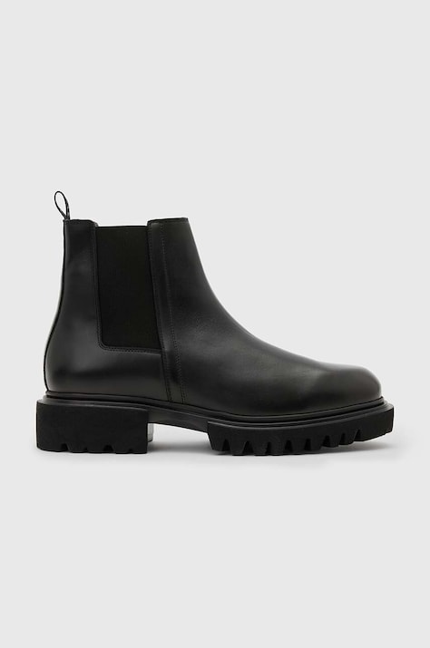 Кожаные полусапоги AllSaints VINCE BOOT мужские цвет чёрный M050FB