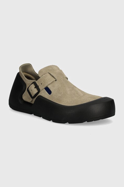 Nubukové topánky Birkenstock Reykjavik béžová farba, 1027276