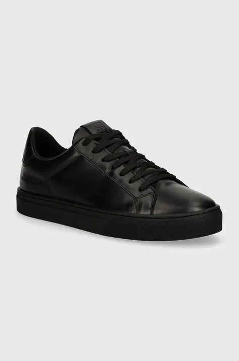 Δερμάτινα αθλητικά παπούτσια Marc O'Polo χρώμα: μαύρο, 40727723501100 OO1M3017