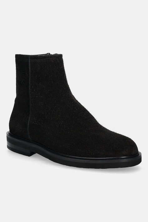 Čevlji iz semiša Filling Pieces Western Chelsea Suede moški, črna barva, 77922791861