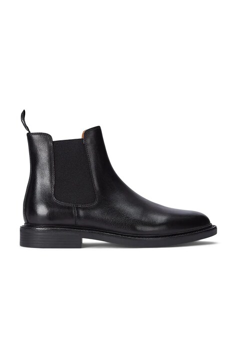 Polo Ralph Lauren pantofi inalti Aher Chlsea barbati, culoarea negru, 803945277002.001