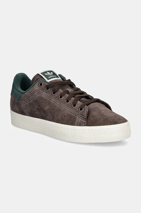 Замшевые кроссовки adidas Originals Stan Smith CS цвет коричневый ID1348