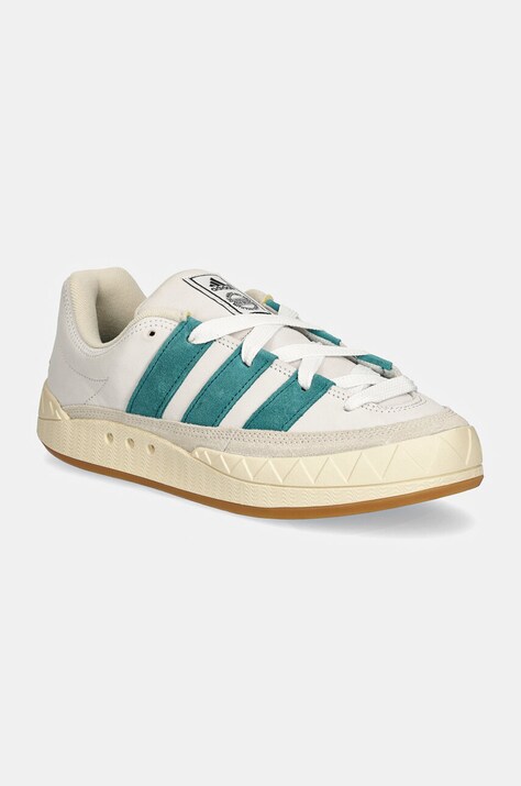 Замшеві кросівки adidas Originals Adimatic колір білий ID3935