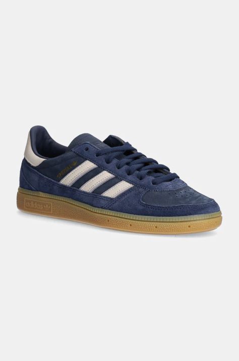 Кожаные кроссовки adidas Originals Handball Spezial Wm цвет синий IH0136