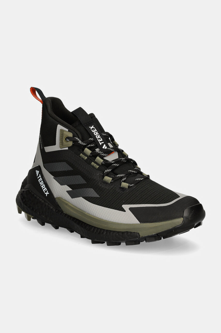 adidas TERREX pantofi Free Hiker 2 Gore-Tex barbati, culoarea negru, izolare usoara, IH3526