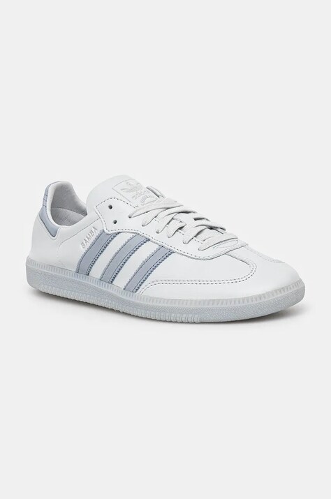 adidas Originals sneakersy skórzane Samba Decon kolor szary IH5384