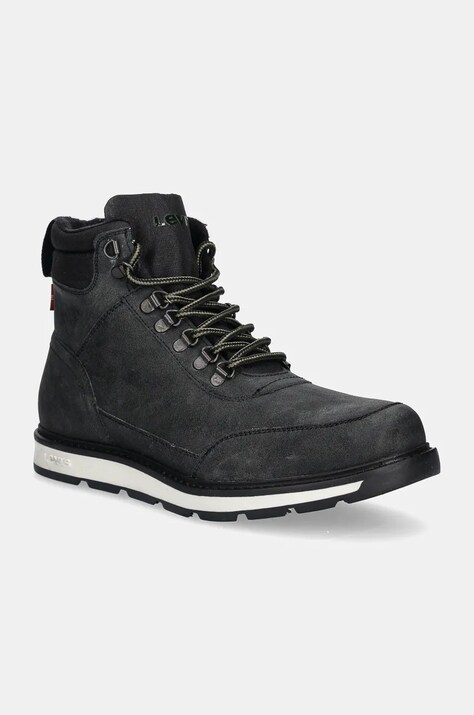 Levi's pantofi inalti AXEL barbati, culoarea negru, 000E1-0000