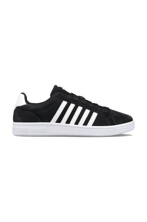 K-Swiss sneakers din piele COURT TIEBREAK SDE culoarea negru, 07012.002.M