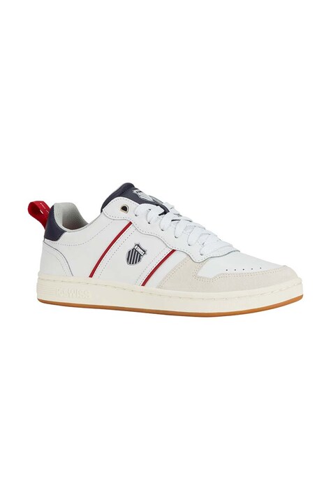 Шкіряні кросівки K-Swiss LOZAN MATCH LTH — AW24-OBM1UJ, білий — фото 2