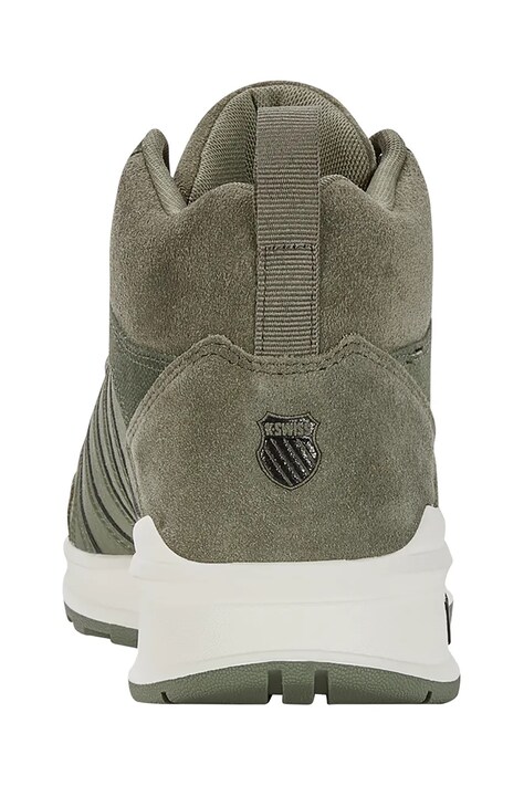 Шкіряні кросівки K-Swiss VISTA TRAINER MID WNT — AW24-OBM1UY, зелений — фото 4