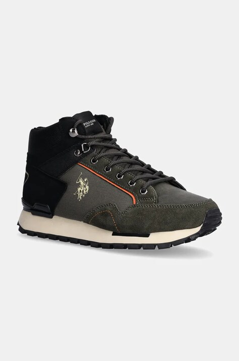 U.S. Polo Assn. bocanci ARON barbati, culoarea verde, ARON005M/DTY1