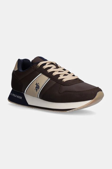 Αθλητικά U.S. Polo Assn. BALBIL χρώμα: καφέ, BALBIL002M/DYH1