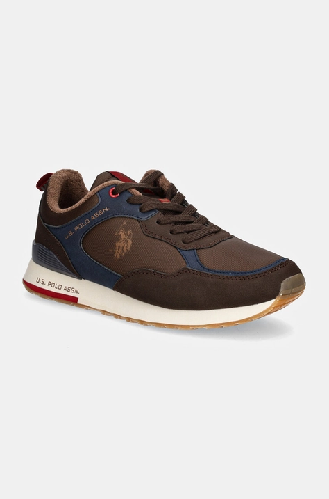 Αθλητικά U.S. Polo Assn. TABRY χρώμα: καφέ, TABRY007M/DHN2