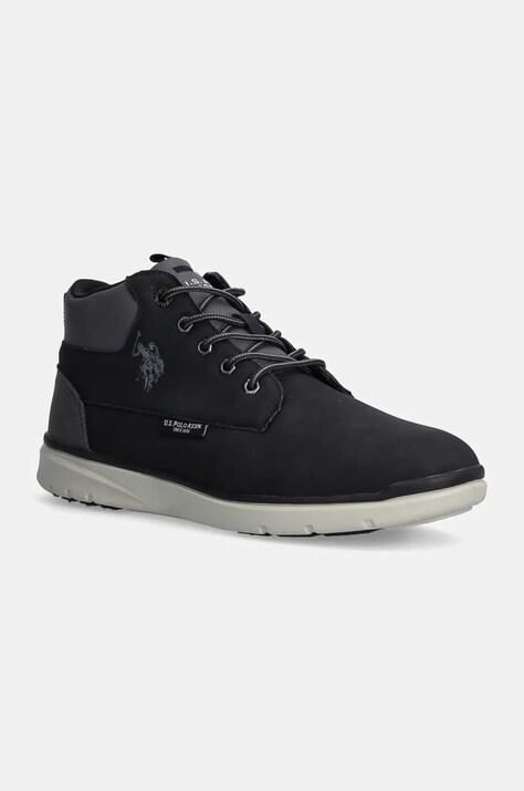 U.S. Polo Assn. bocanci YGOR barbati, culoarea negru, YGOR008M/DYT1