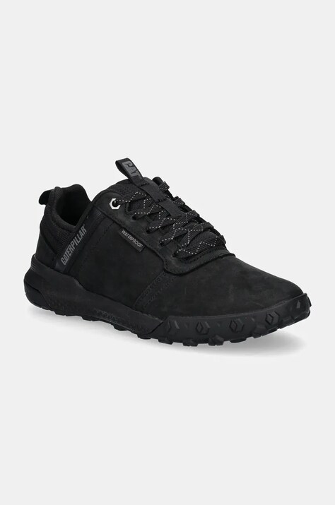 Caterpillar adidași din nubuc HEX READY LOW WP culoarea negru, P726098