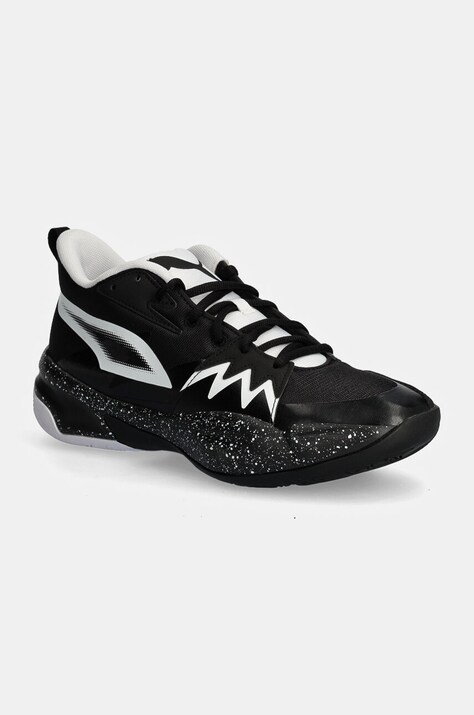 Basketbalové topánky Puma Genetics Speckle čierna farba, 310405