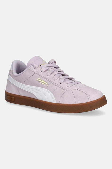 Puma sneakers din piele intoarsă Puma Club II culoarea violet, 397444