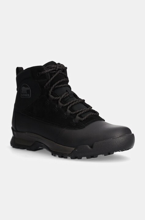 Sorel pantofi BUXTON LITE LACE PLUS WP barbati, culoarea negru, 2084871010