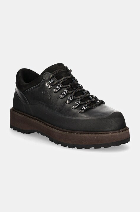 Туфли Diemme Cornaro Due Gomma мужские цвет чёрный DI24FWCOM-F04L007BLK