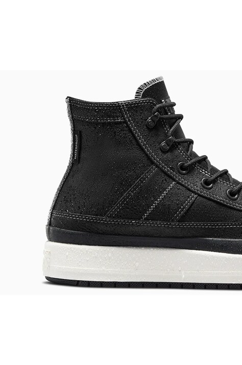 Шкіряні кросівки Converse Chuck Taylor All Star Equip Waterproof — AW24-OBM2BW, чорний — фото 3