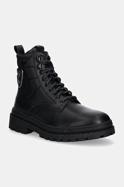 BOSS pantofi Nebular barbati, culoarea negru, 50529188
