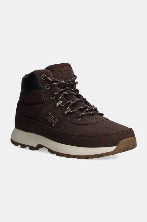 Ботинки Helly Hansen Woodlands 2 мужские цвет коричневый слегка утеплённый 12034