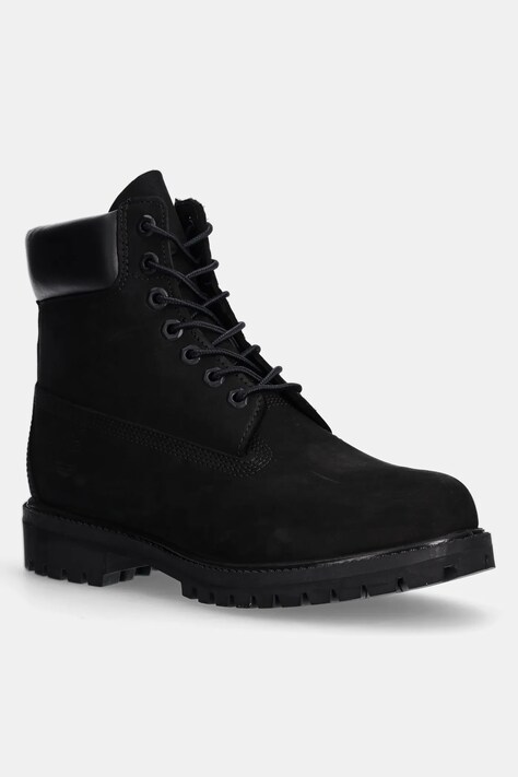 Cipele od nubuk kože Timberland Premium 6 Inch boja: crna, TB100730011