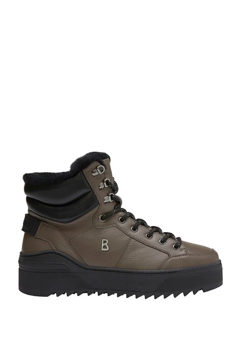 Bogner cizme de iarna din piele BUCHAREST barbati, culoarea maro, 12441703