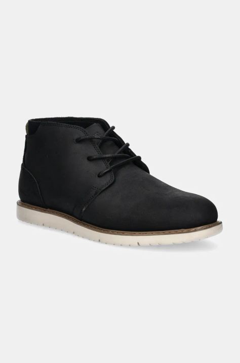 Nubuck μποτάκια Toms NAVI χρώμα: μαύρο, 10016893