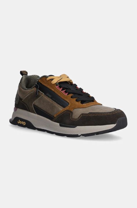 Jeep sneakers ONTARIO ZIP colore marrone JM42110A