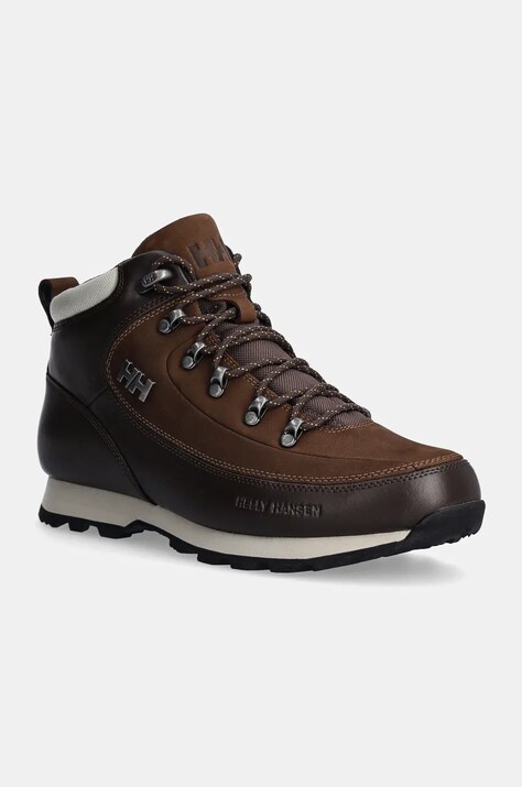 Helly Hansen scarpe in pelle The Forester Premium uomo colore marrone 12030