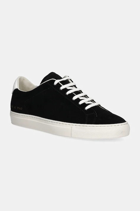 Boty Common Projects Retro in Suede pánské, černá barva, 2435.7547