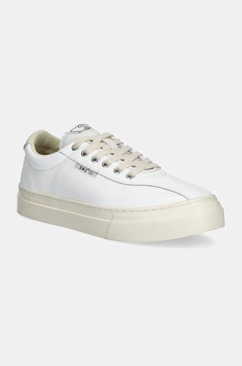 Stepney Workers Club sneakers din piele Dellow 02 Cup Leather culoarea alb, YA21500