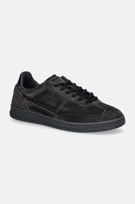 Semišové tenisky Champion CL78 I&A SUEDE Low Cut černá barva, S22376