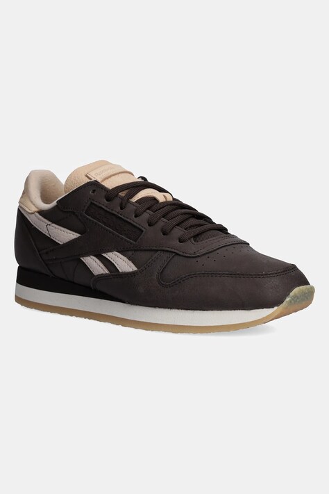 Nubuck sneakers Reebok Classic Leather Premium χρώμα: καφέ, 100201163