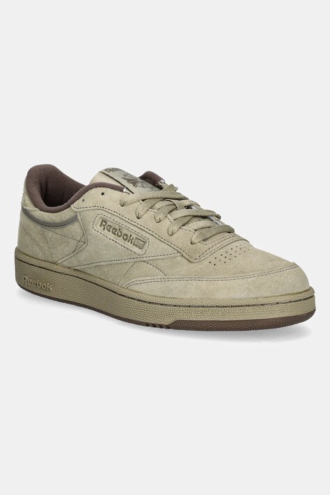 Reebok suede sneakers Club C 85 green color 100201183