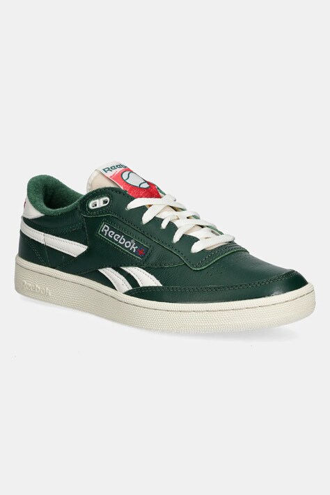 Reebok leather sneakers Club C Revenge Vintage green color 100201178