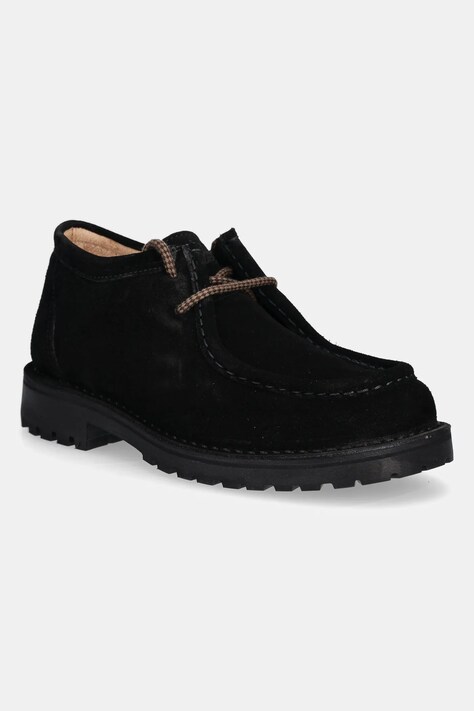 Astorflex suede shoes Beenflex Rubber men's black color BEENFLEX.RUBBER.001.900