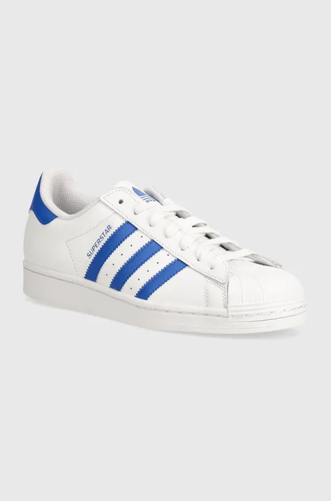 Δερμάτινα αθλητικά παπούτσια adidas Originals Superstar χρώμα: άσπρο, IG9368
