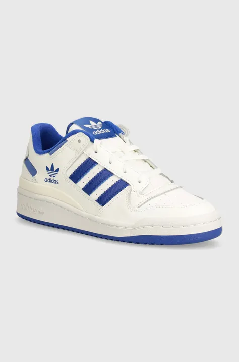Δερμάτινα αθλητικά παπούτσια adidas Originals Forum Low CL χρώμα: άσπρο, IH7829