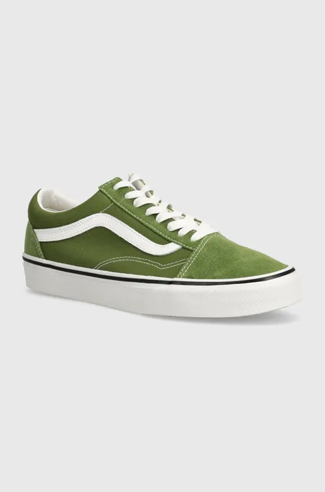 Πάνινα παπούτσια Vans Old Skool χρώμα: πράσινο, VN000CT8CIB1