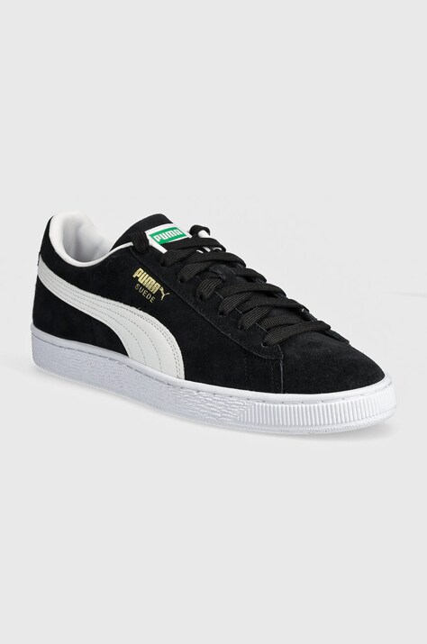 Puma sneakers din piele intoarsă Suede Classic culoarea negru, 399781