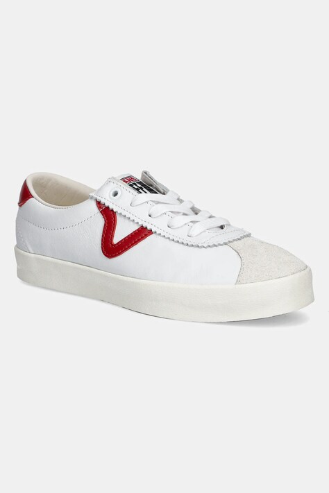 Vans sneakers din piele Premium Classics LX Sport Low 73 culoarea alb, VN000D2JRED1