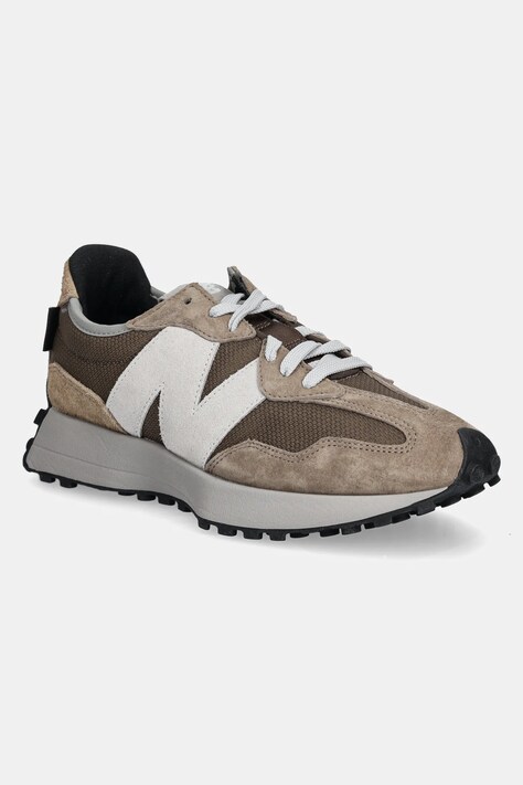 New Balance sneakers 327 culoarea maro, U327OA