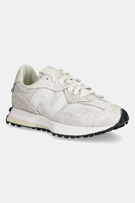 Semišové sneakers boty New Balance 327 béžová barva, U327WTH