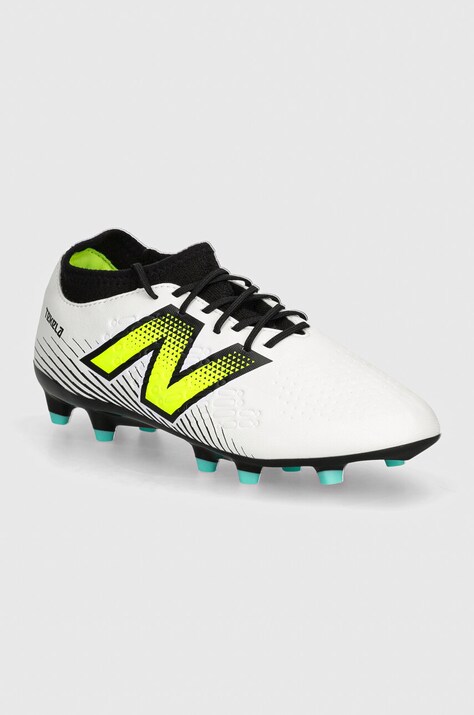 New Balance ghete de fotbal korki Tekela V4 Magique FG culoarea alb, ST3FH45